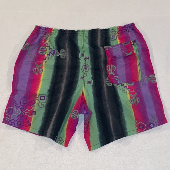 Weekend Gear vintage men’s multicolored swim trunks size medium - Picture 9 of 10